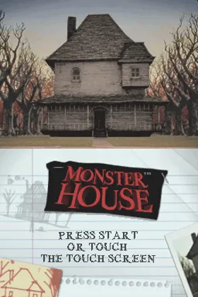 Monster House (Europe) screen shot title